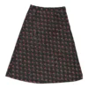 Vintage Unbranded Midi Skirt - Small Black Cotton -Deals Garbique Store Brooke mix mens 24.01.23309