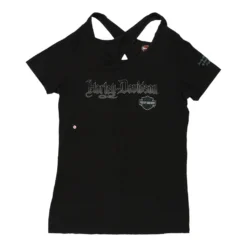 Vintage Harley Davidson T-Shirt - Large Black Cotton -Deals Garbique Store Carmen Back 02.03.23159