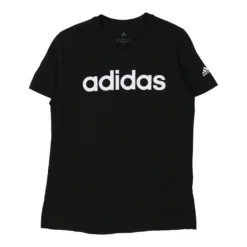 Vintage Adidas T-Shirt - Large Black Cotton
