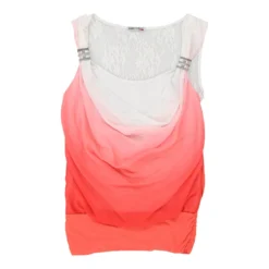 Vintage Unbranded Cami Top - Medium Pink Cotton Blend