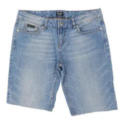 Vintage Dolce & Gabbana Denim Shorts - 32W UK 10 Blue Cotton