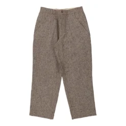 Vintage Carte D'Identite Trousers - 32W UK 14 Brown Wool Blend