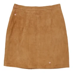 Vintage Vera Pelle Mini Skirt - 30W UK 10 Beige Leather -Deals Garbique Store Daisy Mixed Jeans 07.03.23136