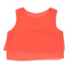 Vintage Unbranded Crop Top - Medium Orange Polyester -Deals Garbique Store Ele Womens Tops 22.06.22412