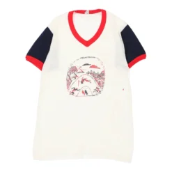 Vintage Unbranded T-Shirt - Small White Acrylic -Deals Garbique Store Ele mens mixed 7.6.22128