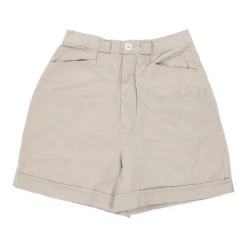 Vintage Basic Editions Shorts - 26W UK 8 Beige Cotton