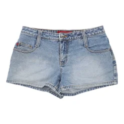 Vintage Unbranded Denim Shorts - 32W UK 10 Blue Cotton