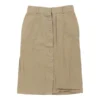 Vintage Unbranded Skirt - 29W UK 10 Beige Cotton