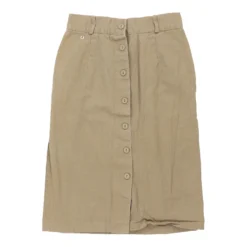 Vintage Unbranded Skirt - 29W UK 10 Beige Cotton -Deals Garbique Store Ele womens jeans 15.2.23123