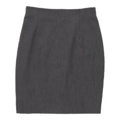 Vintage Les Copains Skirt - XS UK 6 Grey Wool