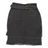 Vintage Moschino Denim Skirt - Small UK 8 Black Cotton -Deals Garbique Store Ele womens jeans 31.8.22201