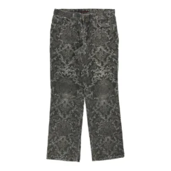 Vintage Roberto Cavalli Trousers - 36W UK 14 Grey Cotton