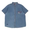 Vintage Mickey Mouse Mickey Unlimited Denim Shirt - Large Blue Cotton -Deals Garbique Store Florina and Ele mixed 29.12.22303