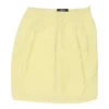 Vintage Iceberg Pleated Skirt - 27W UK 8 Yellow Silk Blend