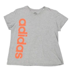 Vintage Adidas T-Shirt - 2XL Grey Cotton