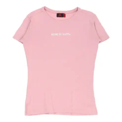 Vintage Kappa T-Shirt - Medium Pink Cotton
