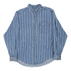 Deals Garbique Store 39 Vintage L.L.Bean Denim Shirt - XL Blue Cotton