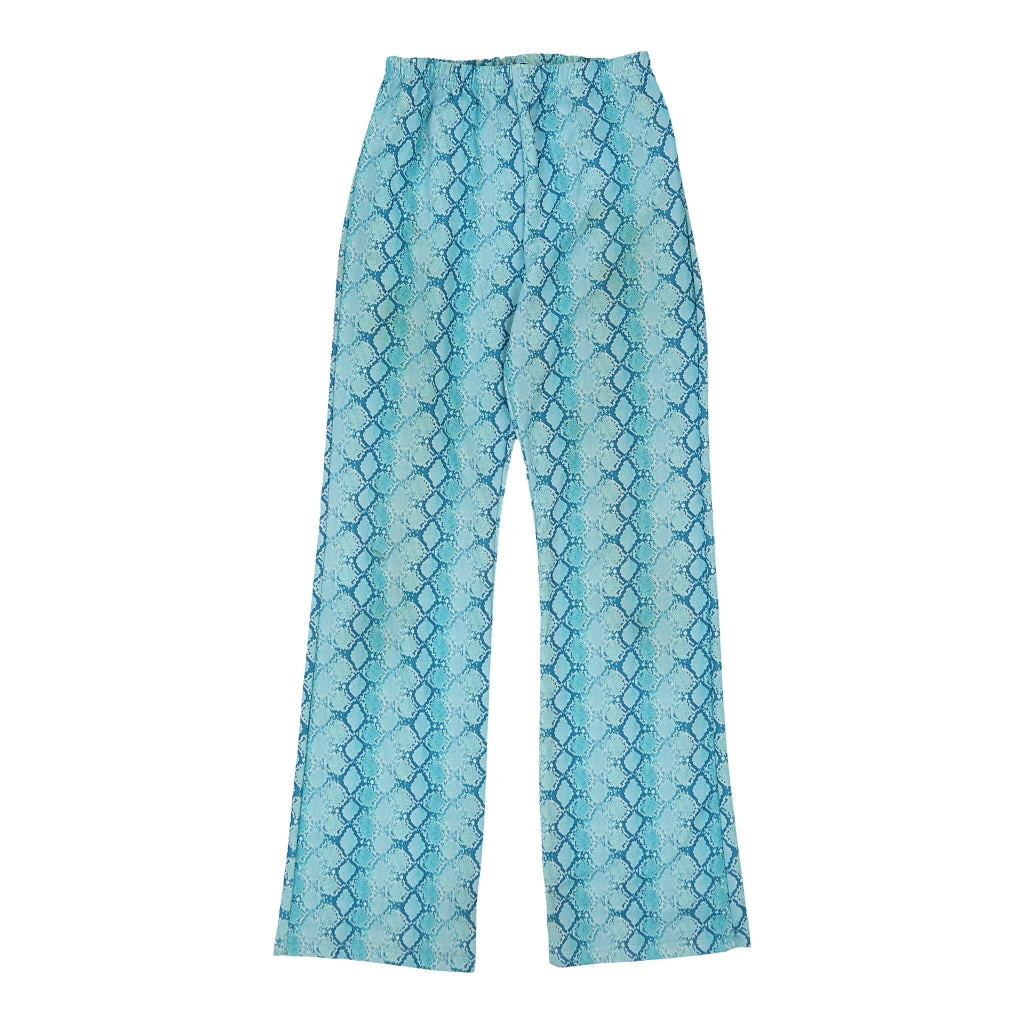 Vintage Giaba High Waisted Trousers - 26W UK 8 Blue Polyester 3 Vintage Giaba High Waisted Trousers - 26W UK 8 Blue Polyester
