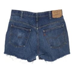 Vintage Levis Denim Shorts - 32W UK 12 Blue Cotton