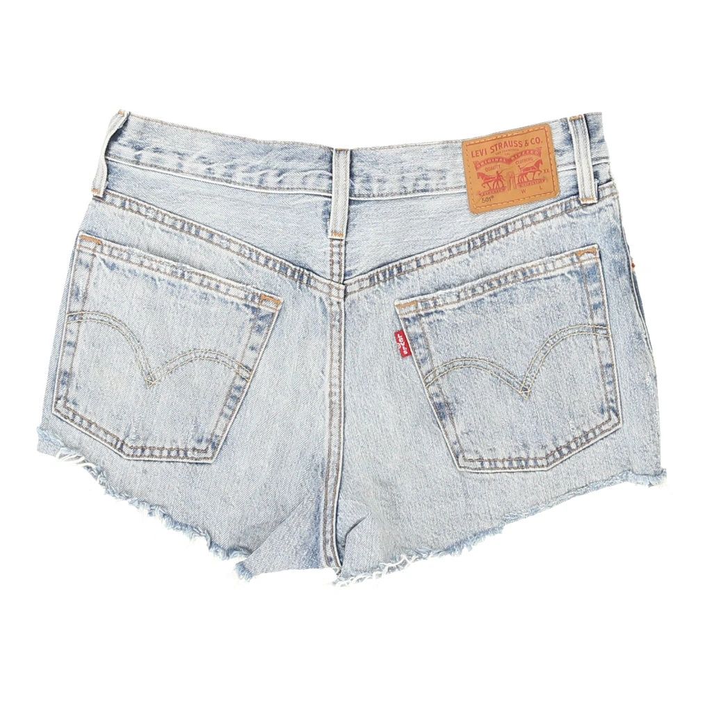 Vintage 501 Levis Shorts - 30W UK 10 Blue Cotton 4 Vintage 501 Levis Shorts - 30W UK 10 Blue Cotton - Image 2