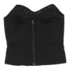 Vintage Oubofei Strapless Top - XS Black Polyester -Deals Garbique Store Laurel Womens Tops 11.07.22236