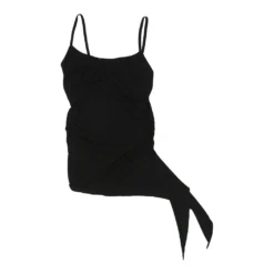 Vintage Unbranded Cami Top - XS Black Polyester