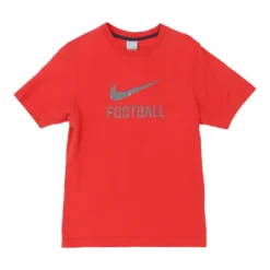 Vintage Nike T-Shirt - Small Red Cotton
