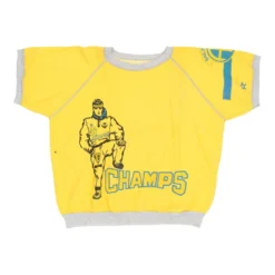 Vintage T-Shirt - Large Yellow Cotton