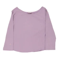 Vintage Max Mara Long Sleeve Top - Large Purple Cotton -Deals Garbique Store Logan Womens 20.05.22.222