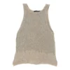 Vintage Kjut Vest - Large Beige Cotton -Deals Garbique Store Logan Womens 20.05.22.310