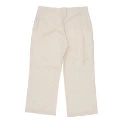 Vintage Salvatore Ferragamo Trousers - 34W UK 14 White Cotton