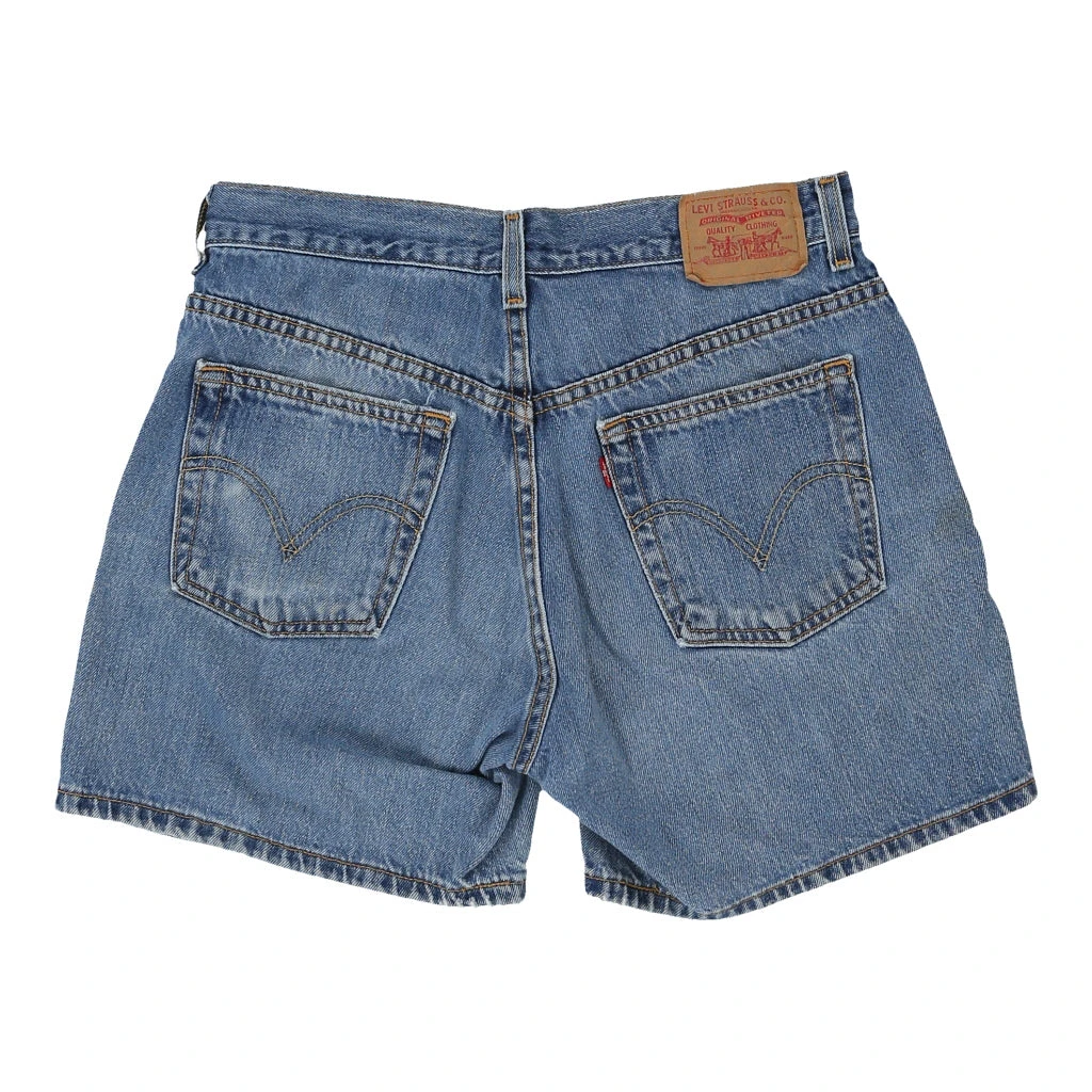 Vintage Levis Denim Shorts - 30W UK 10 Blue Cotton 4 Vintage Levis Denim Shorts - 30W UK 10 Blue Cotton - Image 2