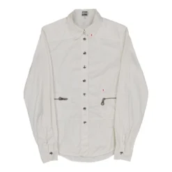 Vintage Iceberg Denim Shirt - Large White Cotton -Deals Garbique Store Mary Mixed Designner 23.11.21349