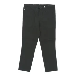 Vintage Moschino Trousers - 33W UK 12 Black Cotton