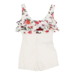 Vintage Onyx Top - Large White Polyester