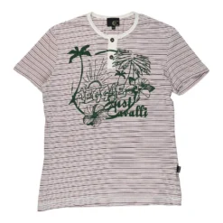 Vintage Cavalli T-Shirt - Large Red Cotton