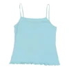 Vintage Impose Strap Top - Large Blue Cotton -Deals Garbique Store abby.womens.tops .17.5.22143