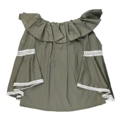 Vintage Top - Large Green Cotton