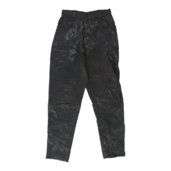 Vintage Conbipel High Waisted Trousers - 28W UK 8 Black Leather