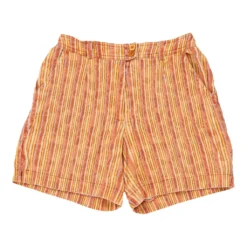 Vintage Unbranded Shorts - 26W UK 6 Orange Cotton