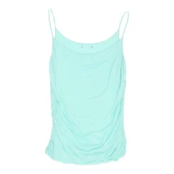 Vintage Unbranded Strap Top - Medium Blue Cotton