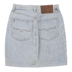 Vintage El Charro Denim Skirt - 27W UK 8 Blue Cotton -Deals Garbique Store courteney trousers 3.11.22105