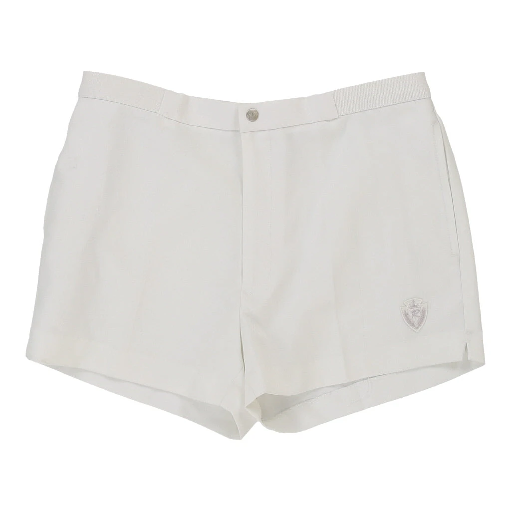 Vintage Renee Sport Shorts - 31W UK 12 White Polyester 3 Vintage Renee Sport Shorts - 31W UK 12 White Polyester