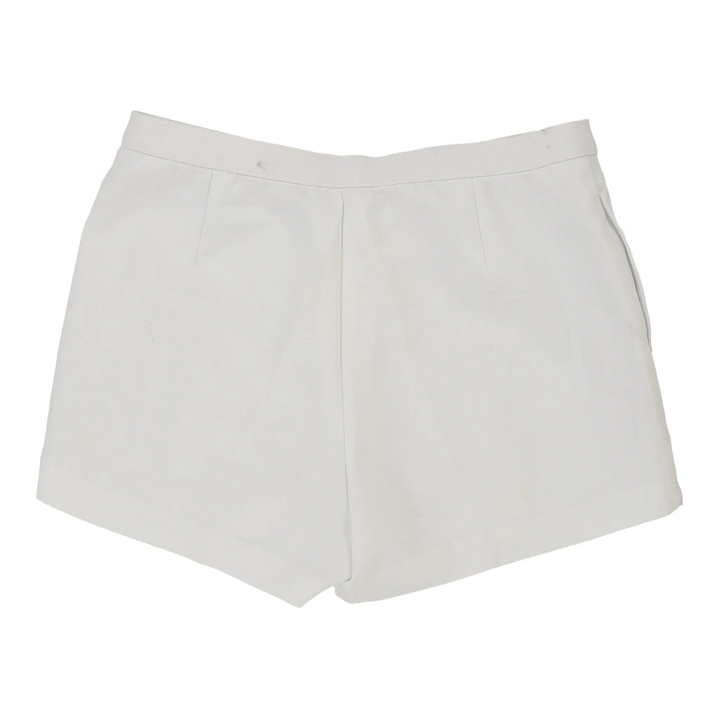 Vintage Renee Sport Shorts - 31W UK 12 White Polyester 4 Vintage Renee Sport Shorts - 31W UK 12 White Polyester - Image 2