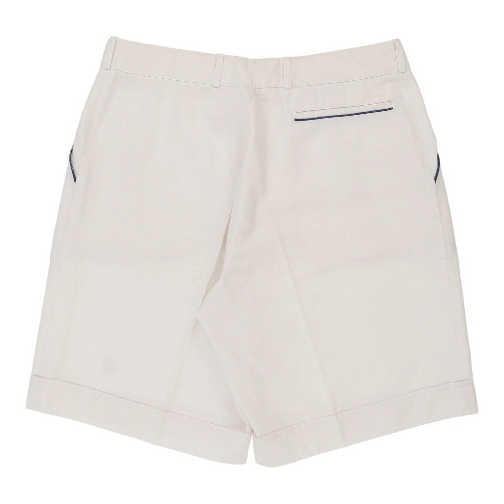 Vintage Fila Shorts - 33W UK 14 White Cotton Blend 4 Vintage Fila Shorts - 33W UK 14 White Cotton Blend - Image 2