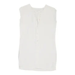 Vintage Unbranded Top - Large White Cotton -Deals Garbique Store courteney womens 2.3.22206