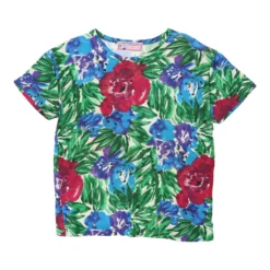 Vintage Gym Sexy T-Shirt - Large Blue & Green Cotton -Deals Garbique Store courteney womens 7.6.22240