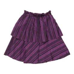 Vintage Christian Dior Midi Skirt - 27W UK 8 Purple Silk