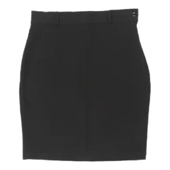 Vintage Versace Mini Skirt - 29W UK 10 Black Viscose