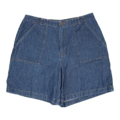 Vintage Unbranded Denim Shorts - 32W UK 14 Blue Cotton